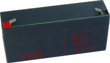 Trakční - záložní akumulátor 6V / 3,2Ah 134x34x60